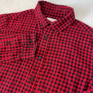 Goodfellow & Co Red and Black Plaid Men's M Shirt